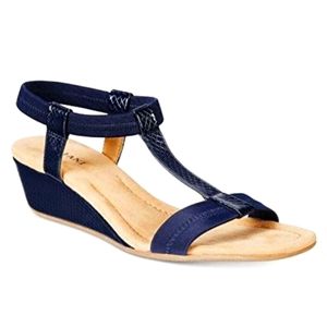Alfani Voyage wedge sandals - Navy